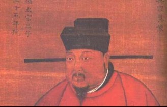 宋時代の皇帝が作った龍見の歌及び序文の碑